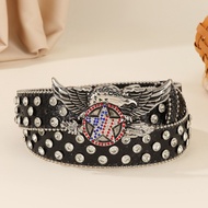 Tel: Belt Fashion Unique Belt Diamond Belt Ladies Diamond Decoration High-End Belt Unique Trendy Wid