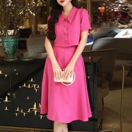 Esolo ZANZEA Women Office 2PCS Sets Vintage Lapel Button Crop Tops Long Skirt Suits Fashion Solid Dr