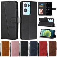 For OPPO Reno8 5G Case Leather Flip Wallet Book Cover For OPPO Reno8 5G Phone Case Reno8 Pro 8 Pro Protective Cases