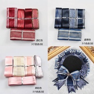 Set Bag Lolita No. 6 Ribbon Light Luxury diy Stripes Gilding Handmade Bar Chirp Ribbon Combination B