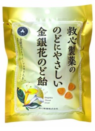 人字牌救心 - 金銀花潤喉糖 70g 獨立包裝 [平行進口] 到期日:2027-02