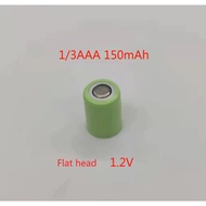6cs/Lot NI-MH 1/3AAA 150mAh 1.2V 2.4V rechargeable battery