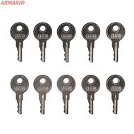 ARMARIO 10Pcs Keys, CH751 Metal Key, Car Accessories Parts Silver Replacement For Car