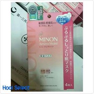 日本 Minon 氨基酸保濕面膜 (1盒4片)
