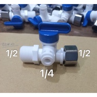 RO Water Feed Ball Valve RO Fitting 1/4