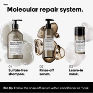 [Full Range] LOreal Professionnel Serie Expert Absolut Repair Molecular Repairing Hair Shampoo / Rin