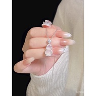 Kalung Perak Tulen Hari Valentine S999 Labu Wanita untuk Rantai Tulang Selakar Teman Wanita Kalung H