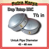 BRT 1.5 inch fence pole cover, one and a half inch galvanized pipe cap, quality fence ornament