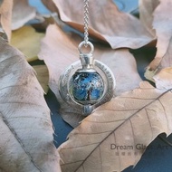 骨灰/毛髮琉璃珠-永恆系列-單顆價格(含項鍊)-GBB-20200101