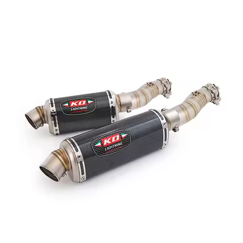 Slip On For CFMOTO 450MT 2024-2025 Motorcycle Exhuast Stainless Steel Middle Link Pipe 51mm Muffler 