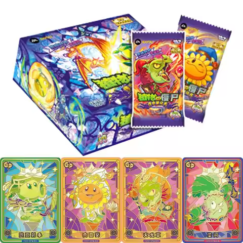 KAYOU Genuine Plants Vs. Zombies Card Wonderful Natural Journey Time Space Adventure Dark Age Advent