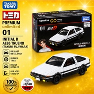 Takara Tomy Tomica Premium Unlimited 01 Initial D AE86 Trueno Takumi Fujiwara Diecast Car