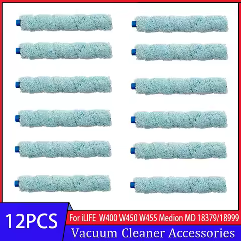 Soft Main Roller Brush for ILIFE Shinebot W400 W450 W455 Floor Washing Robot for Medion MD 18379/189