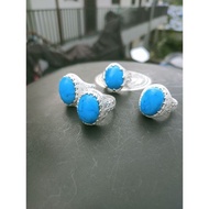 [Ring Stone Master ] cincin firus Asli sarung silver Alpaka