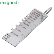 MXGOODS Wire Gauge Round Diameter Measurer Tool 0-36 AWG SWG Thickness Measuring Gauge Welding Gauge