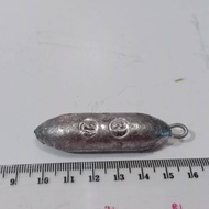 HEART TIN (J) J3 90GRAM FISHING WEIGHT BAIT PENDANT STONE HOOK