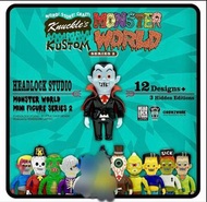 Headlockstudio Monster World Mini Figure Series 2 Knuckle’s Kustom Headlock 10 pcs
