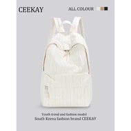 Simple Plain Ceekay Standard Backpack For Men And Women (With Ceekay Bag)