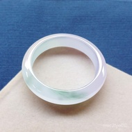 Banniang's Choice Natural Burmese Ice Violet Jade Bracelet Spring Belt Colorful Circle Concubine Gir