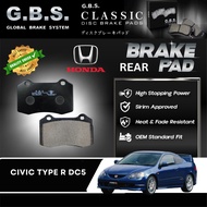 355 Brake Pad (GBS) FRONT - Honda Civic DC5 Type R