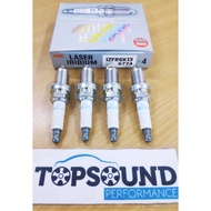 NGK LASER IRIDIUM SPARK PLUGS IZFR6K-13 (4Pcs) (ORIGINAL NGK) FOR HONDA ACCORD / CITY / JAZZ