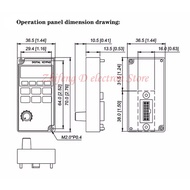 0.75KW, 1.5KW, 2.2KW, 3.7KW, 5. 5KW, 7.5 KW inverter operation panel  inverter display keyboard pane