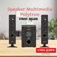 [ Baru] Speaker Multimedia Polytron Pma 9526 /B (Fm Radio + Bluetooth)