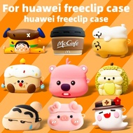 For Huawei freeclip case Shockproof Headphone Case Cover Huawei freeclip case Shockproof Silicone Co