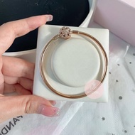 Pandora rose bangle snowflake Bracelet With Flat Box Pandora Bracelet