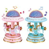 Cute Carousel Decor | Classical Carousel Horse Music Box | Beautiful Music Box Carousel Gift for Bab