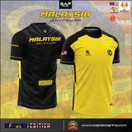 Malaysia Harimau Malaya Jersey T-Shirt MERDEKA EDITION Microfiber Mini Eyelet - LIMITED EDITION
