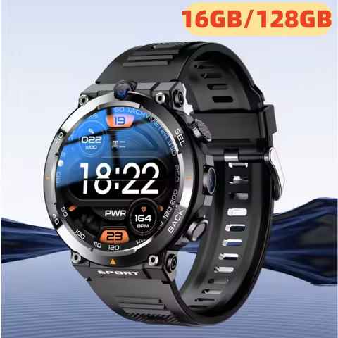 4G LTE Smartwatch 1.39" GPS Dual Camera Wifi SIM NFC Rugged 64G ROM Google Play APP Download IP67 Me