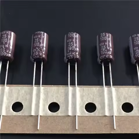 10pcs 100uF 25V NCC KY Series 6.3x11mm Low Impedance Original 25V100uF Motherboard Electrolytic Capa