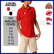 Baju Polo Kolar T Shirt Toyota V8 Sulam Cotton Budak Kids Kanak Lelaki Boys Pakaian Fashion Motorspo
