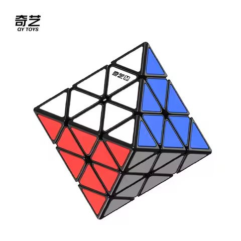 New Qiyi Cube Fto Rotating Octahedron Magnetic Magic Speed Cube Stickerless Professional Fidget Toys