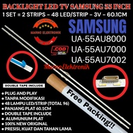 Samsung TV BACKLIGHT 55 INC UA 55AU8000 55AU7000 55AU7002 UA55AU8000 UA55AU7000 UA55AU7002 ORIGINAL 