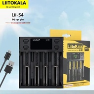 LiitoKala Sạc Pin Đa Năng Cho 18650 26650 21700 Lithium NiMH Tương Thích Với Lii-500 Lii-PD4 Lii-PD2