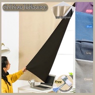iHouse ม่านตีนตุ๊กแก ม่านไม่เจาะผนัง ติดตั้งเองง่าย ห้องมืดสนิท (4สี) ขนาดหน้าต่าง / ประตู ส่งไว1-2 
