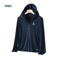 PLAYBOY Mens Summer Thin Windbreaker Man UV Sun Protection Coat Ultralight Windbreak Jacket Men Outd