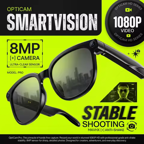 2026 Smart Glasses HD Photo Video OpenAI Record Translation Touch Photochromic Lenses Bluetooth Call