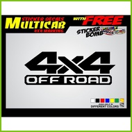≈ ۞ ○ Multicab 4x4 marking Sticker Decals Set cut-out vinyl