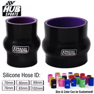 High Temp Reinforced Silicone Hump Coupler Hose 4-ply 70/76/80/83/89/102mm For Toyota Supra MK3 MA70