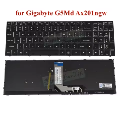 US RU Russian Backlight Keyboards for Gigabyte G5MD Ax201ngw G5GD G7MD G7GD G5KC G7KC Gaming Laptop,
