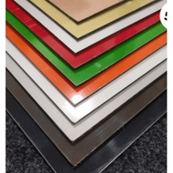 ACP 3mm 65cm x 36cm Aluminium Composite Panel Various Color Custom cut to Size Available Silver Whit