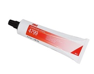 3M 4799 กาวสำหรับอุตสาหกรรม สีดำ และ 4755 กาวติดพลาสติก สีใส ขนาด 5 ออนซ์ 148 มล ( 1 หลอด)