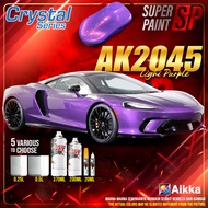 AIKKA AK2045 Light Purple | Crystal Series | Automotive 2K Car Paint Motor Body Aerosol Spray Bottle