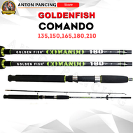 Joran Pancing Golden Fish Comando Fiber Solid 135 150 165 180 210 240 CM Ringan Dan Kuat Murah
