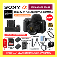 Sony ZV-E1 ZVE1 Full Frame 4K UHD Professional Vlog Mirrorless Camera | Body / Kit Lens Combo | With Free Gifts | 1 Year Sony Malaysia Warranty