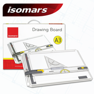 ISOMARS กระดานเขียนแบบ A3 รุ่น MATIC (Drawing Board - Matic A3 with Triangle)