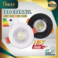 3W 5W 7W 10W LED Recessed Eyeball Spotlight Round Square LED Eyeball Recessed Spotlight Downlight LE